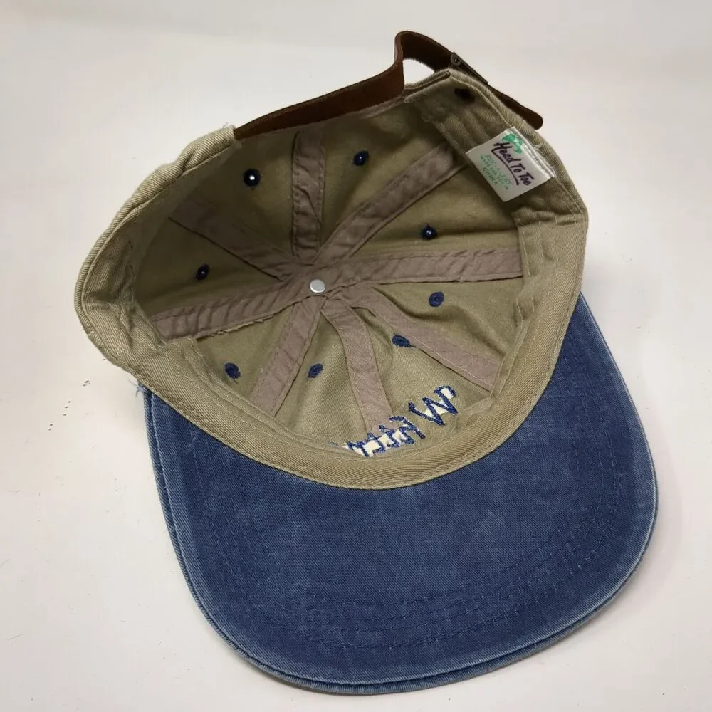 Whitney Homes Slideback Hat Multicolor OSFA Leather Strap Embroidered
